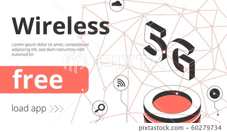 Wireless 5G App Banner Wireless 5G App Banner 60279734
