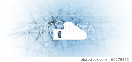 Cloud technology. Integrated digital web concept 60279825