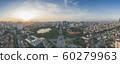 Panorama Aerial Drone Shot of Nghia Do Park and Vietnam Museum of Ethnology, Ha Noi, Viet Nam 60279963