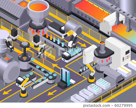 Glassworks Plant Isometric Composition 60279995