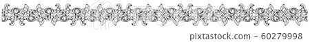 Art Nouveau Border Band Frame Floral Motif Pattern Art Nouveau Border Band Frame Floral Motif Pattern 60279998