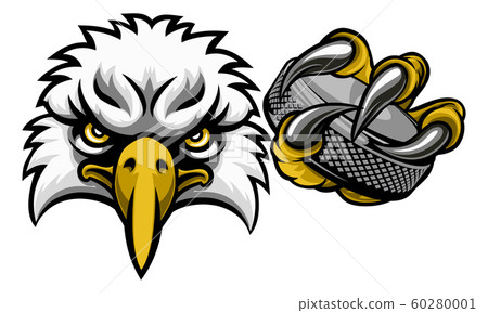 Eagle Ice Hockey Player Animal Sports Mascot Eagle Ice Hockey Player Animal Sports Mascot 60280001