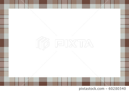 Vintage frame vector. Scottish border pattern Vintage frame vector. Scottish border pattern 60280340