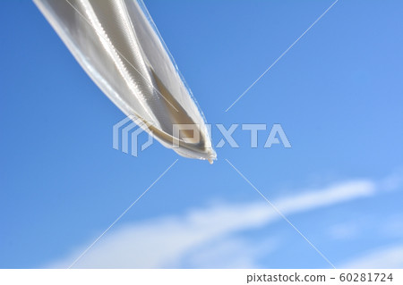 烏賊殼，藍天，光，水，蘆葦，材料 60281724