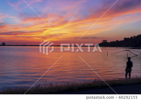 Evening view of Togo Lake 60282155