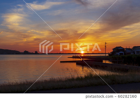 Evening view of Togo Lake 60282160