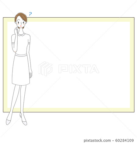Nurse, white robe, illustration, whole body 60284109