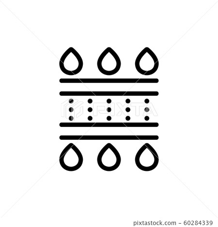Aquifer layers icon vector. Isolated contour symbol illustration 60284339