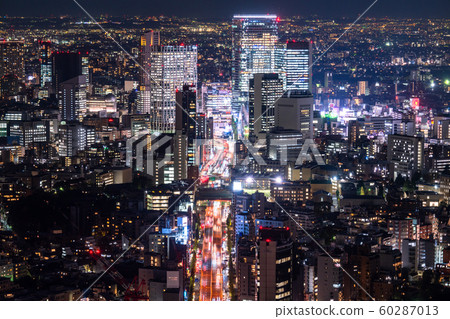"Tokyo" Night view of Tokyo / Shibuya "Tokyo" Night view of Tokyo / Shibuya 60287013