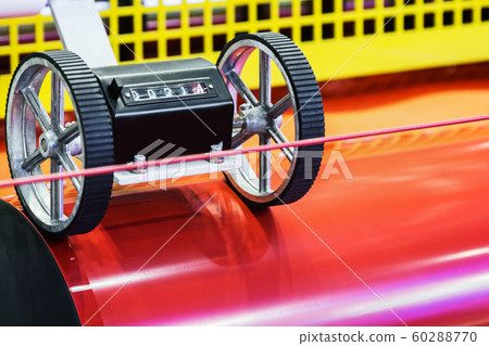 material flow meter on the machine for applying the film 60288770