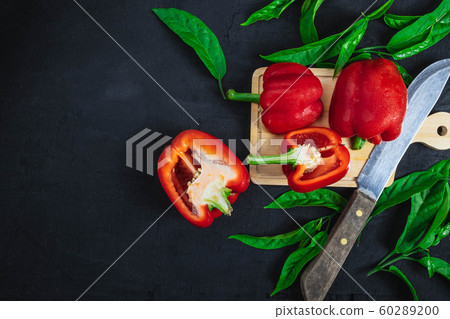 Fresh red bell pepper Fresh red bell pepper 60289200