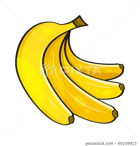 Banana . Vector Of Bananas. Vector Illustration Banana . Vector Of Bananas. Vector Illustration 60289923