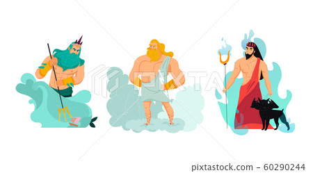 Greek Gods Illustration 60290244