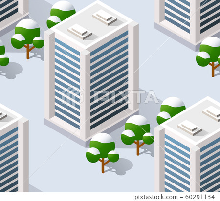 Architecture vector illustration city for seamless repeating 60291134