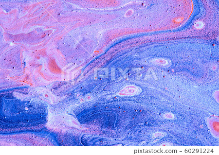 Abstract colored background from spilled paints 60291224