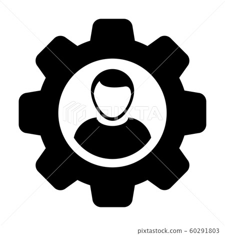 Factory worker icon vector male user person-插圖素材 [60291803] - PIXTA圖庫
