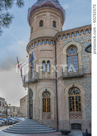Town hall tower of the town of Mora in the 60292078