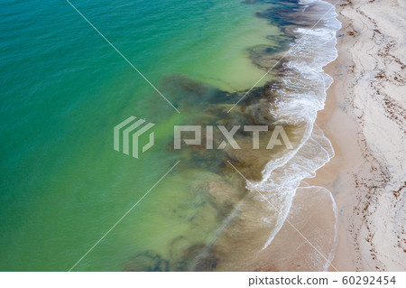Aerial view of Atlantic coast near Palmarin. 60292454