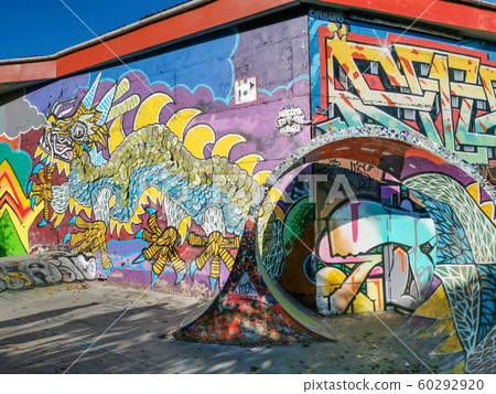 Christiania wall street art Copenhagen Christiania wall street art Copenhagen 60292920