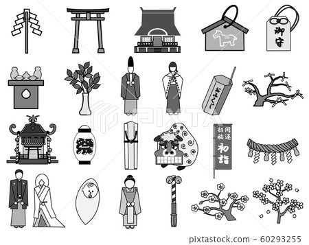 Shinto icon - Stock Illustration [60293255] - PIXTA