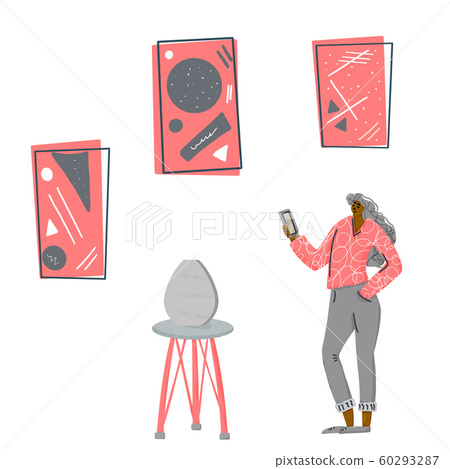 Young adult characters isolated Vector flat design 60293287