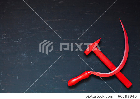 red sickle and hammer workers and peasants revolution red sickle and hammer workers and peasants revolution 60293949