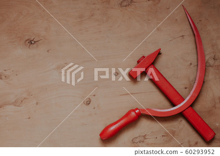 red sickle and hammer workers and peasants revolution 60293952