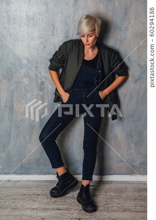 girl with short hair the old wall girl with short hair the old wall 60294186