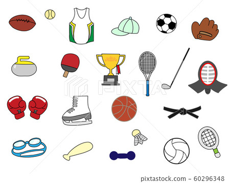 Sport icon set 60296348