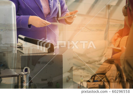 air hostess check passport 60296558