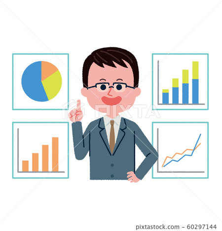 商人與圖的插圖 商人與圖的插圖 60297144