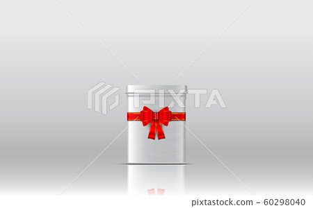 silver box in the white studio room silver box in the white studio room 60298040