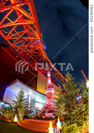 東京鐵塔冬季幻想-橙色照明- 東京鐵塔冬季幻想-橙色照明- 60298062
