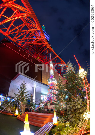 東京鐵塔冬季幻想-橙色照明- 東京鐵塔冬季幻想-橙色照明- 60298064