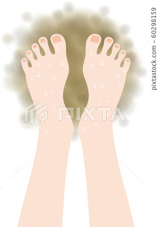 Sweaty instep, stuffiness and smell, no contour 60298159