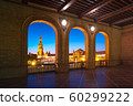 Spanish Square in Seville at night, Spain. 60299222