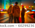 Abstract background of People across the crosswalk 60299236