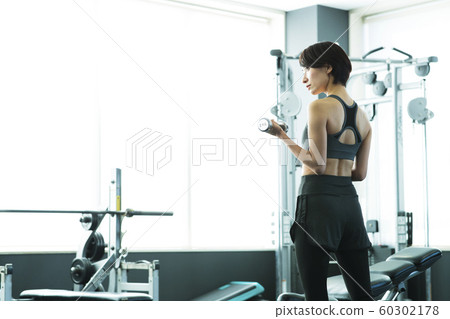 Fitness Sports Gym Training Middle Female Exercise 60302178