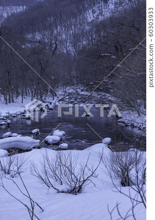 Oirase stream of winter 60303933