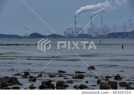 Turbine, Smoke, Fine Dust, Yeongheungdo, Southeast Power Plant, Ongjin-gun, Incheon, West Sea Turbine, Smoke, Fine Dust, Yeongheungdo, Southeast Power Plant, Ongjin-gun, Incheon, West Sea 60305554