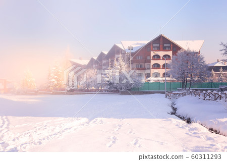 Ski resort Bansko, Bulgaria panorama 60311293