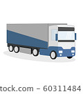Lorry, isolate on a white background. 60311484
