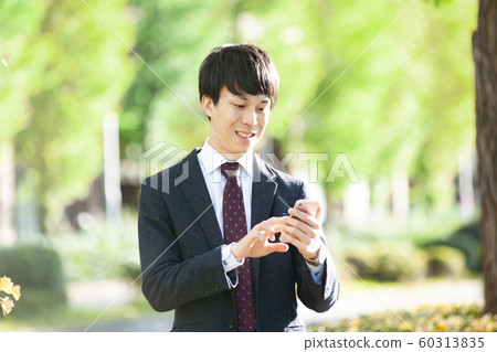 Businessman smartphone Businessman smartphone 60313835