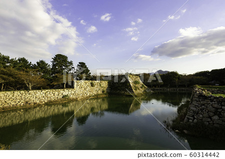 Sakai Castle Ruins Shizuki Park Sakai Castle Ishigaki and Hori Sakai City, Yamaguchi Prefecture Sakai Castle Ruins Shizuki Park Sakai Castle Ishigaki and Hori Sakai City, Yamaguchi Prefecture 60314442