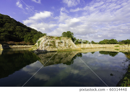 kai市城山公園廢墟Sa城石垣和山口市kai市 60314448