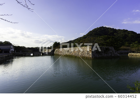 Sakai Castle Ruins Shizuki Park Sakai Castle Ishigaki and Hori Sakai City, Yamaguchi Prefecture 60314452