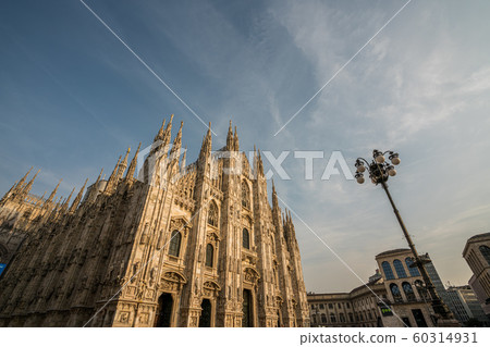 Duomo di Milano church in the afternoon in sunny day, Milan Italy 60314931