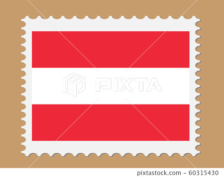 Austria Flag Postage Stamp Vector illustration Eps 60315430