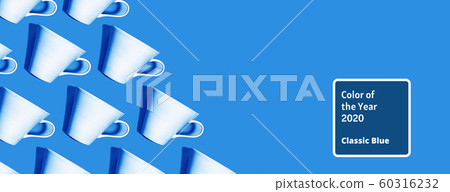 Blue 2020 inscription. Coffee pattern. Blue 2020 inscription. Coffee pattern. 60316232