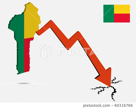 Benin economic crisis concept Vector illustration Benin economic crisis concept Vector illustration 60316766